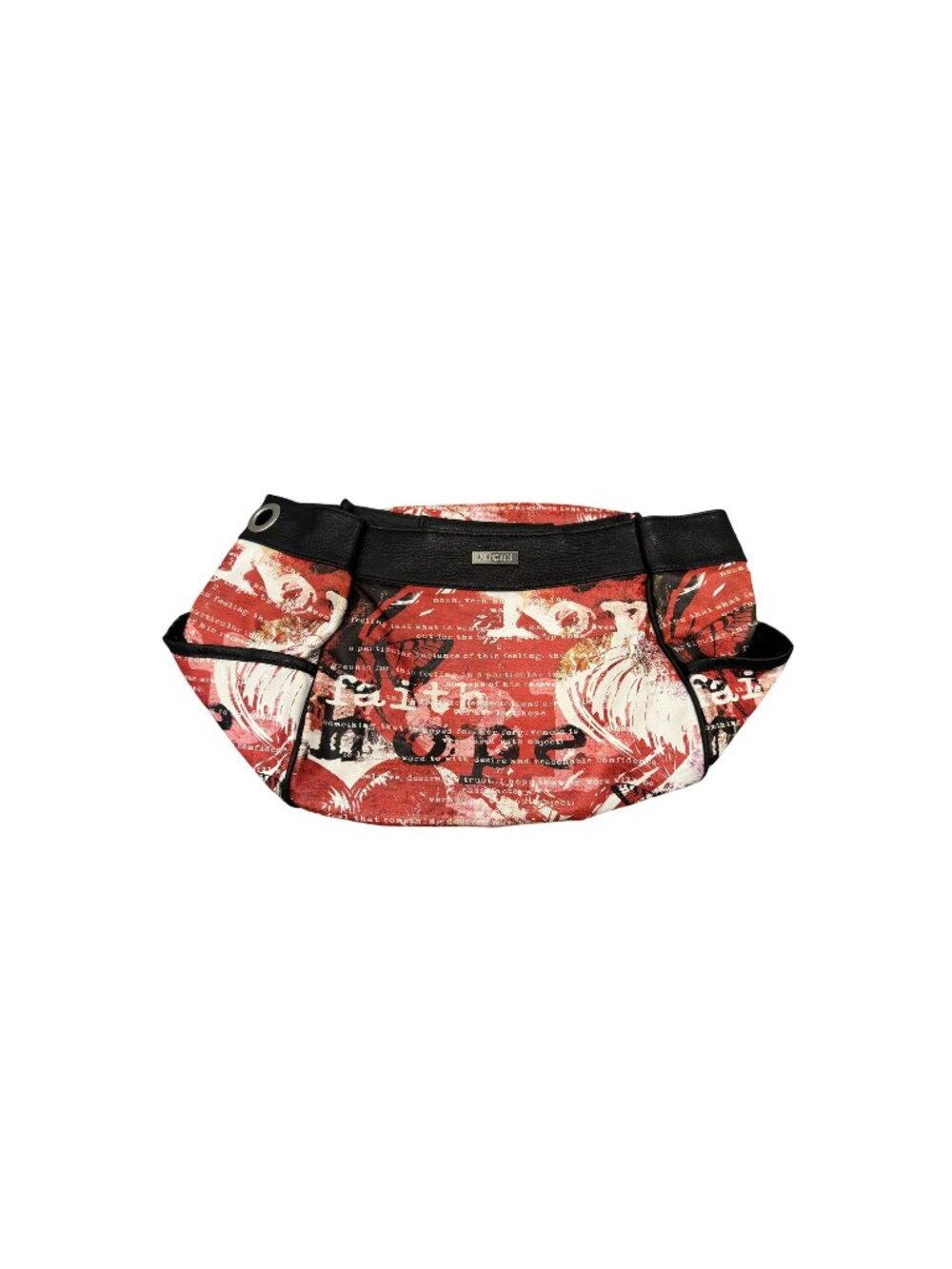 Miche Demi Bag Red Hope Shell Cover ONLY Side Pockets Graffiti Faith Black White